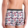 thumbnail image 4 of Men's Boxer Briefs, Wine Bottle Print No.9035 Soft Comfy Mens Underwear Boxer Briefs Breathable With Widen Waist, 4 of 7