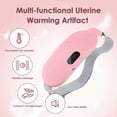 thumbnail image 2 of Electric Cordless Heating Pad for Period, Menstrual Cramps Heating Belt for Waist & Abdomen, Rechargeable Cordless Heating Wrap with 4 Heat Levels, 4 Massage Modes, Waist Warmer Belt for Women, 2 of 15