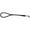 Black, variant on Dogline L2022-2 22 L x 0.5 W in. Round Leather Traffic Lead, Blue