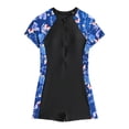 thumbnail image 3 of mgoYE Girl Swimsuit Size 14-16 Tankini Girls One Piece Swimsuits Cutout Ruffle Bathing Suit Summer Beach Swimwear with Adjustable Strap(Black,13-14 Years), 3 of 9