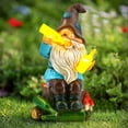 thumbnail image 4 of Owl Garden Statues Outdoor Decor with Solar LED Lights - Cute Owl Figurines Garden Gifts Yard Art Sculptures for Outside, Patio, Backyard, Garden Decorations, Lawn Ornaments, 4 of 8