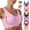 Inverlee Beige-Bras, variant on Womens Seamless U Back No Wire Bra Music Note Rhinestone Decor Wide Non Adjustable Straps Multi Color Set High Stretch Nylon All Season Lingerie Watermelon Red (S-XXXXL)