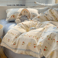 thumbnail image 2 of INS Cartoon Bedding Set Colorful Children‘s Graffiti Duvet Cover Solid Flat Sheet For Kids Girls Soft Double Queen Full Size, 2 of 7