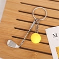 thumbnail image 4 of Tyeign Golf Ball Keychain Realistic Simulation, Metal Bag Charm for Sports Fan, Coach Gift, Tournament Prize, Detachable Ring for Keys, Backpack, Zipper, Durable Zinc Alloy, Pendant*1, Pendant*1, 4 of 9