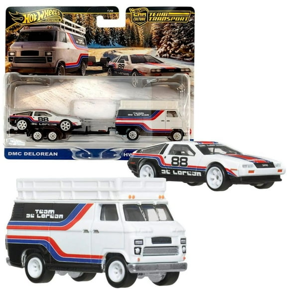Colector transportador automático Delorean DMC12 de Toy Hot Wheels