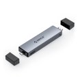 thumbnail image 5 of ORICO Aluminum 2 in 1 USB A Type-C Dual Interface M.2 SSD Case Support M2 NVMe M Key SATA NGFF M&B Key SSD Hard Disk Tool Free, 5 of 8