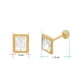 thumbnail image 2 of Broquel Horoz Oro 10K Cuadro Diamantado W458, 2 of 4