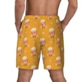 thumbnail image 4 of Goofa Cute Popcorn Printed Men's Swim Trunks Board Shorts Quick Dry Mens Swimming Trunks with Compression Liner,Breathable Fit Hawaii Beach Shorts-Small, 4 of 9