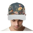 thumbnail image 3 of Flowers Birds Baseball Cap Classic Golf Cap Soft Dad Hat Multicolor Adjustable Low Profile Hat Unisex, 3 of 3