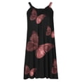 thumbnail image 4 of JINMGG Dresses for Women 2026, Women's Summer Printed Sleeveless Neck Sundress Casual Flowy Swing Beach Dresses, 4 of 4