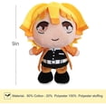 thumbnail image 4 of Anime Kimetsu no Yaiba Agatsuma Zenitsu Stuffed Plush Toys Cute Soft Dolls Pillows Collection Gifts for Most of Fans Birthday (Zenitsu), 4 of 5