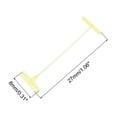 thumbnail image 2 of Standard Tagging Fastener Price Tag Label Tagging Barb 25mm 1500pcs Yellow, 2 of 7