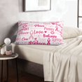 thumbnail image 6 of Xecao Breast Cancer Pink Ribbons Awareness (2) for Decorative Throw Pillow Case for Couch,Sofa or Bed Set,Pillow Cover for Sofa Home Decor Ideal Gift-14"x20", 6 of 6