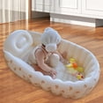 thumbnail image 1 of Combinación de bañera para bebé recién nacido y piscina inflable portátil cabeza de oso, 1 of 8