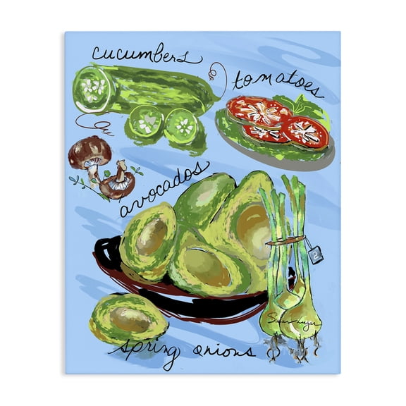 Stupell Industries Rustic Lodge Fresh Produce Collection Canvas Art, 16 x 20, by Susan Lugar