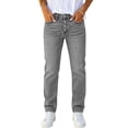 thumbnail image 4 of QIYAGBSA Women's Straight Leg Jeans High Waisted Button Fly Five Pocket Denim Casual Everyday Wear (Gray, 2XL), 4 of 6