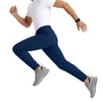 thumbnail image 4 of Pull on Pants for Men Sweatpants with Zipper Pockets - Lightweight Athletic Joggers for Workout, Running, Gym, Track, Casual Wear Navy 3XL, 4 of 9