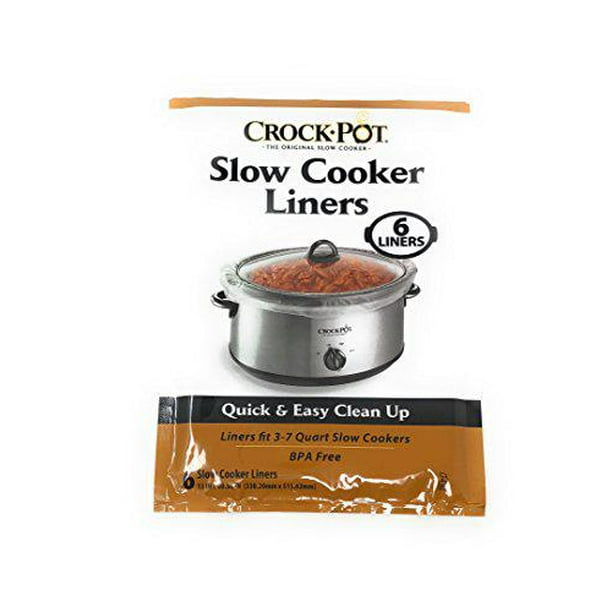 crockpot slow cooker liners 6 liners