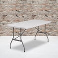 thumbnail image 3 of Bowery Hill Transitional Metal/Plastic Blow Molded Folding Table in White, 3 of 7
