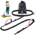 thumbnail image 1 of SparklyPets - Laisse pour Chien Mains Libres avec Points Réfléchissants - Laisse de Taille pour Promenade, Randonnée, Entraînement, Jogging, Canicross, Course - pour Petits Chiens, 1 of 3