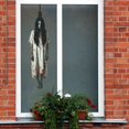 thumbnail image 3 of Halloween Hanging Female Ghost Sticker, Scary PVC Wall Switch Decal, Horror Decor for Bedroom Living Room Hallway Haunted House Party, 3 of 5