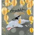 thumbnail image 5 of DolliBu Large Dolphin Graduation Plush Toy - Super Soft Plush Graduation Stuffed Animal Dress Up with Graduation Cap with Tassel Outfit - Congratulatory Graduation Gift - 18 Inches, 5 of 6