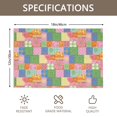 thumbnail image 3 of Placemat, Pioneer Flower Floral Print Pattern Place Mats Table Mat Set Of 2, PVC Washable Placemats for Party Kitchen Dining Decoration, 18x12 Inch, Fade Resistant, 3 of 6