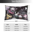 thumbnail image 2 of Lsque Sanrio Pattern Bedding Waterproof Pillow Protector Zippered Queen – Bed Bug Proof Pillow Encasement-16"x24", 2 of 6