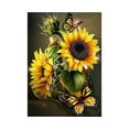 thumbnail image 1 of Sunflower handmade sticker Decorations P1Y5, 1 of 6