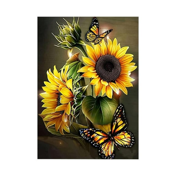 Sunflower handmade sticker Decorations