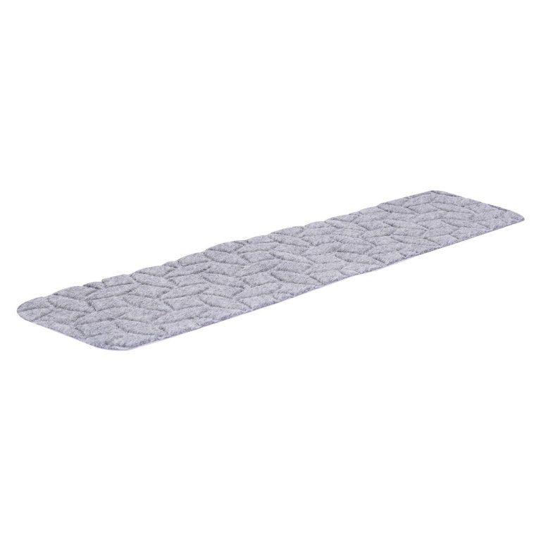 Costway 15-Pack Non-Slip Carpet Stair Treads – 30x8 Inch Gray Mats For Indoor Wooden Steps