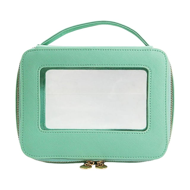 Bolsa Organizadora de Cosméticos Sunnimix Neceser de viaje Impermeable Lavable Transparente Gran Capacidad PU