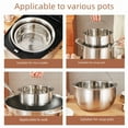 thumbnail image 4 of Compact 21.5cm 304 Stainless Steel Electric Rice Cooker Steamer Basket with Footed Base - Rust-Resistant, Easy-to-Clean Home Kitchen Tool for Versatile Food Steaming (Vegetables, Meats, Rice) with, 4 of 6