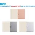 thumbnail image 4 of IBENZER 2022 2021 MacBook Air 13 inch Case M1 A2337 A2179 A1932, Hard Shell Case & Keyboard Cover & Screen Film for Apple Mac Air 13 with Touch ID (2018-2022), Rocky Gray, W-AT13-RKGY+2, 4 of 9