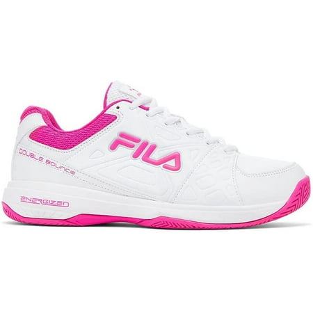 Fila Double Bounce 3 Women's Shoes Wht/Wht/Pglo 8.5