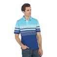 thumbnail image 4 of Gioberti Mens Striped Polo Shirt with Pocket - Yarn Dye, 4 of 5