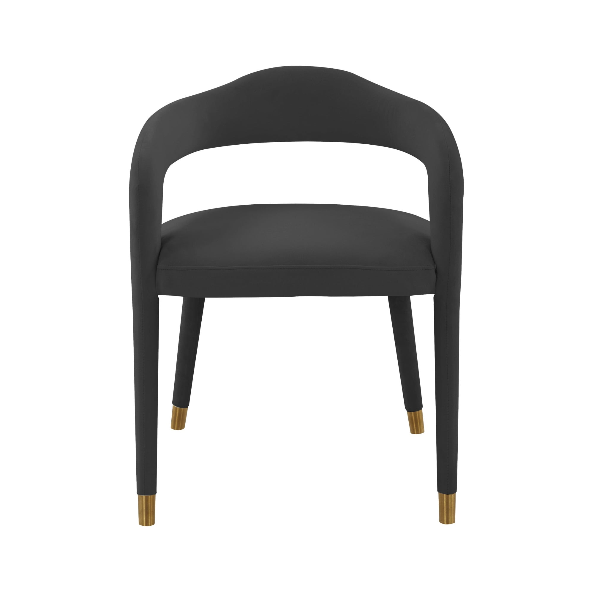 TOV Furniture Lucia Black Velvet Dining Chair