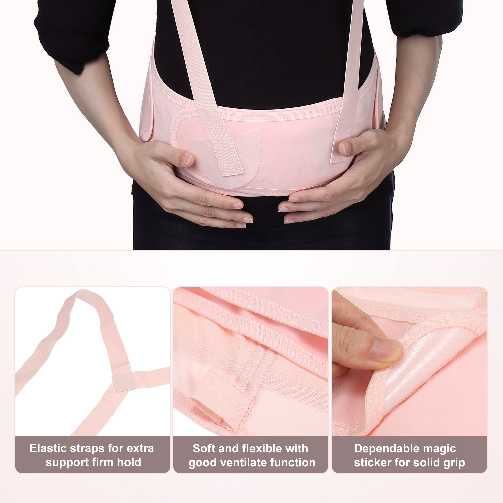 Unique Bargains Maternity Belt Abdomen Back Support Pregnancy Band Shoulder Strap