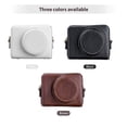 thumbnail image 4 of Tignapoo Magnetic Closure PU Camera Case with Detachable Strap for Sony ZV1, Available in Black, White, or Brown, 4 of 6