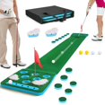 thumbnail image 1 of Set de juego de golf KEMLDIVS, alfombrilla desmontable con pelotas y banderas, 1 of 6