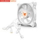thumbnail image 4 of Ventilador Refrigeración por agua 12V 4 pines PWM 5V 3Pin ARGB Aura Sync Case PC blanca, 4 of 9