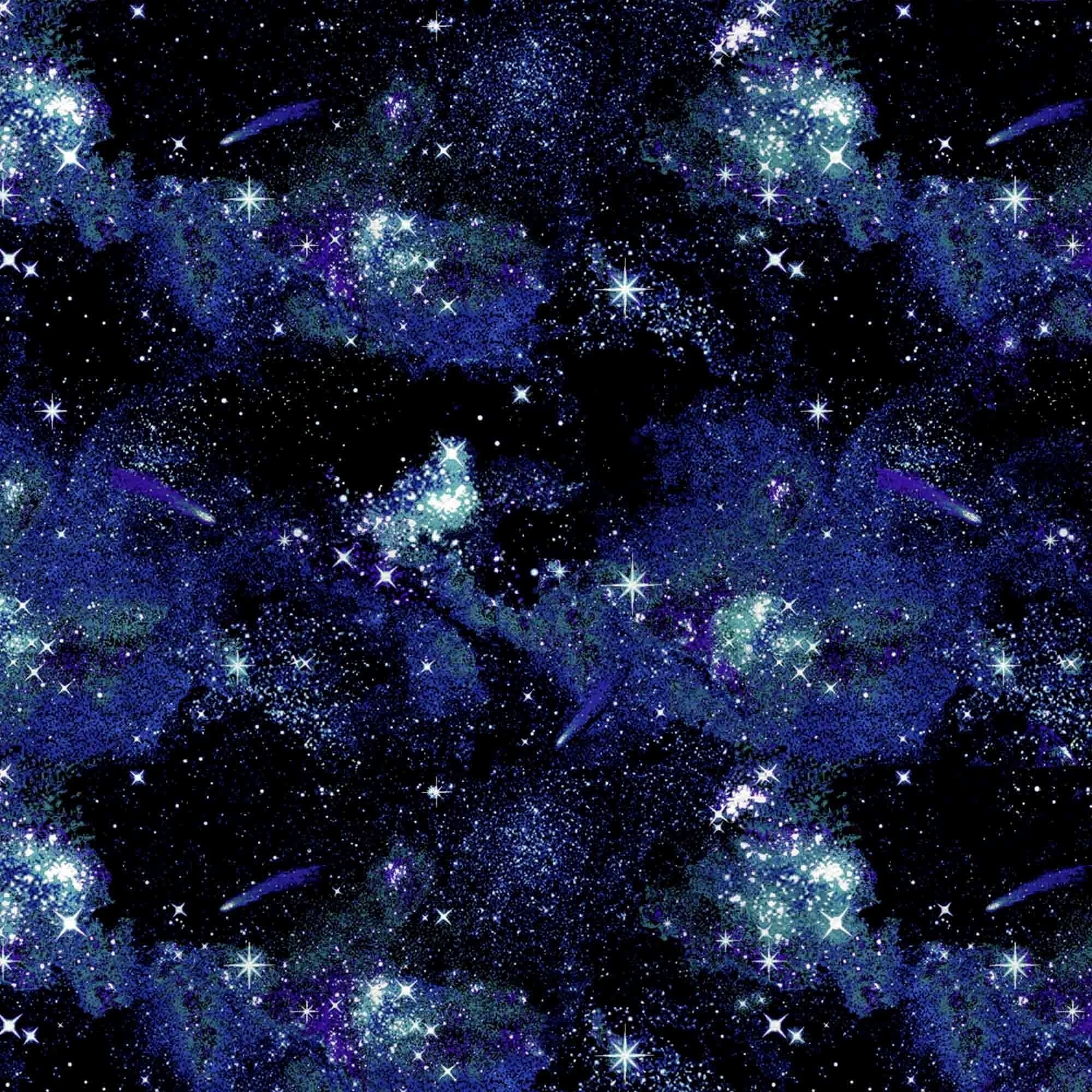 Mainstays 54' x 1.5 yd 100% Polyester Lux Anti-pill Fleece Galaxy Sewing & Craft Fabric Precut, Navy