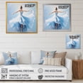 thumbnail image 4 of Designart "Radiant Blue Ballet Performance II" Dance Canvas Prints, 4 of 7