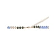 thumbnail image 3 of Time and Tru Goldtone Multicolored Bead Initial "X" Necklace, 3 of 6