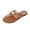 Brown_019, variant on Women’s Stylish Mesh Mule Slides, Open-Back Pointed Toe Shoes with Gold Accent for Office, Brunch, and All-Day Summer Wear Brown 6.5（EU-37）