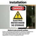 thumbnail image 3 of Electric Meter Room OSHA Danger Vinyl Decal Label 7 Inch x 5 Inch - 10 Pack, 3 of 6