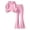 Pink, variant on Ixbnca 2 Piece Outfits for Kids Girls Long Sleeve Hooded Sweatshirts High Waist Flare Pants Bow Fashion Clothes