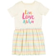 thumbnail image 3 of Inktastic Live Love Aloha Girls Toddler Dress, 3 of 5