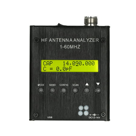 MR300 Digital Shortwave Antenna Analyzer Meter Tester 1-60MHz RF SWR for Ham