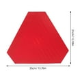thumbnail image 2 of HLONK Slow Moving Vehicle Triangle Sign Reflective Safety Sign Golf Cart Warning Sign, 2 of 8